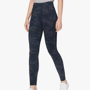 SPANX Look At Me Now Seamless Leggings in Dark Camouflage | XL